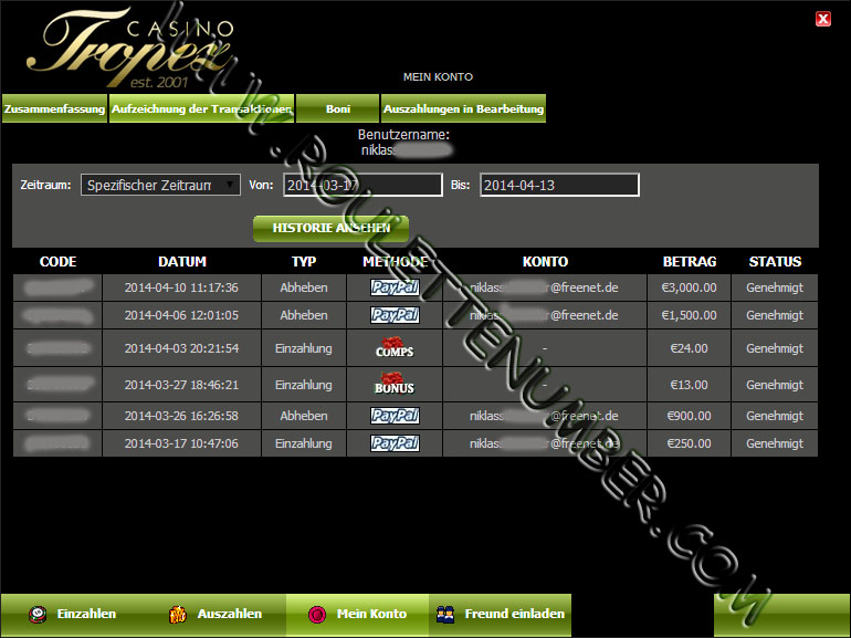 Gewinne mit Roulette-System